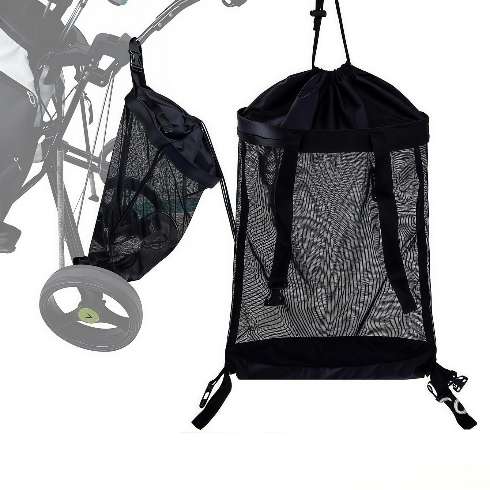 jnbhgmk Rear Mesh Storage Bag for Pilotcar PC-6 (2011–Present)