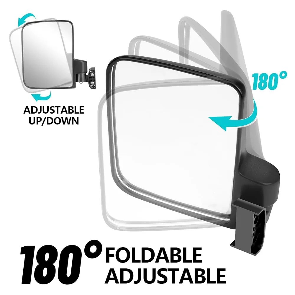 MTNYY Folding Side Mirrors for Atlas Lifted 2024-2026, 180° Wide-Angle image 4