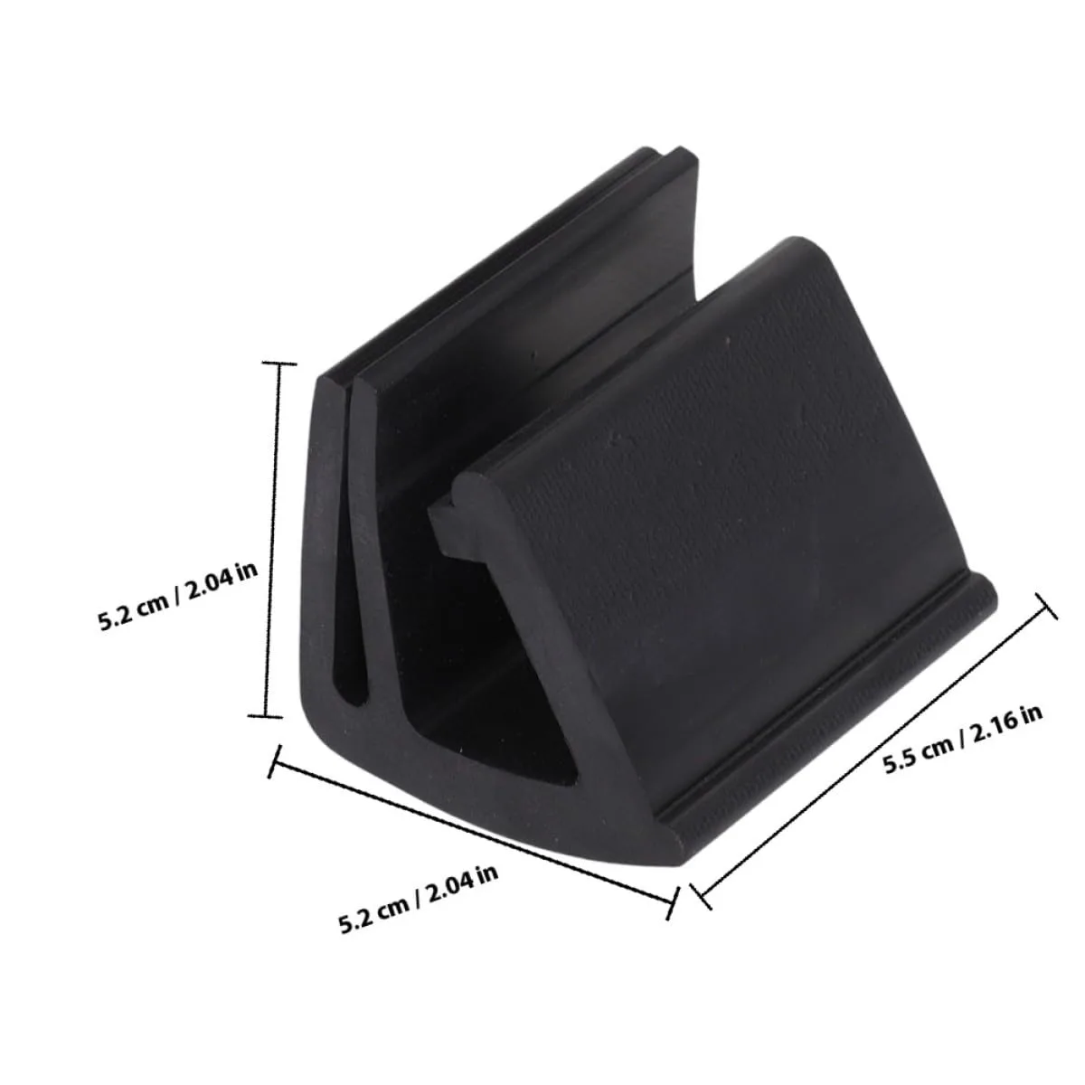 NOLITOY Windshield Retaining Clamp for Golf Carts — Black Plastic image 2