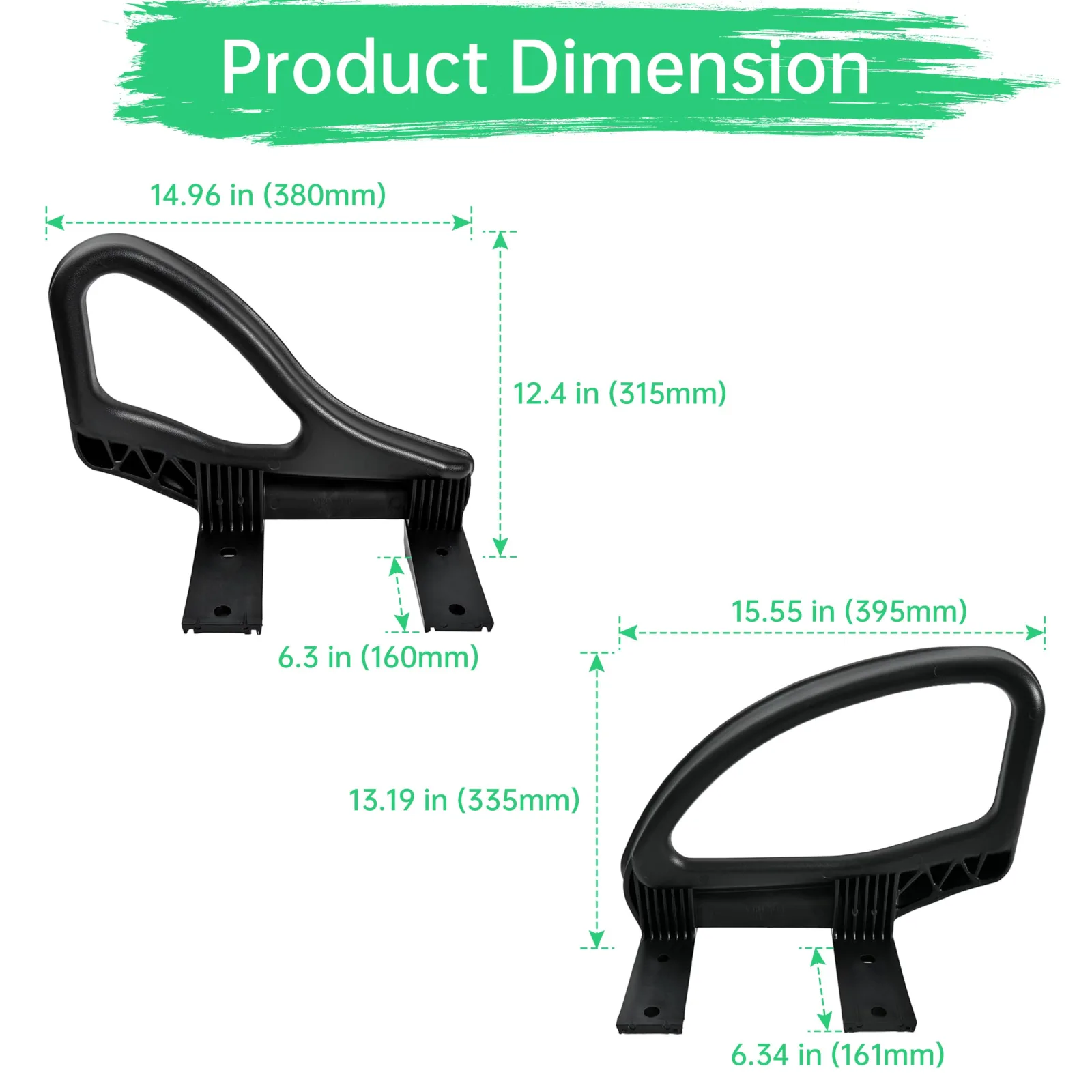 KAKABAS Armrest Hip Restraint Pair for 2025 E-Z-GO Valor - YF-GOLF-026 image 2