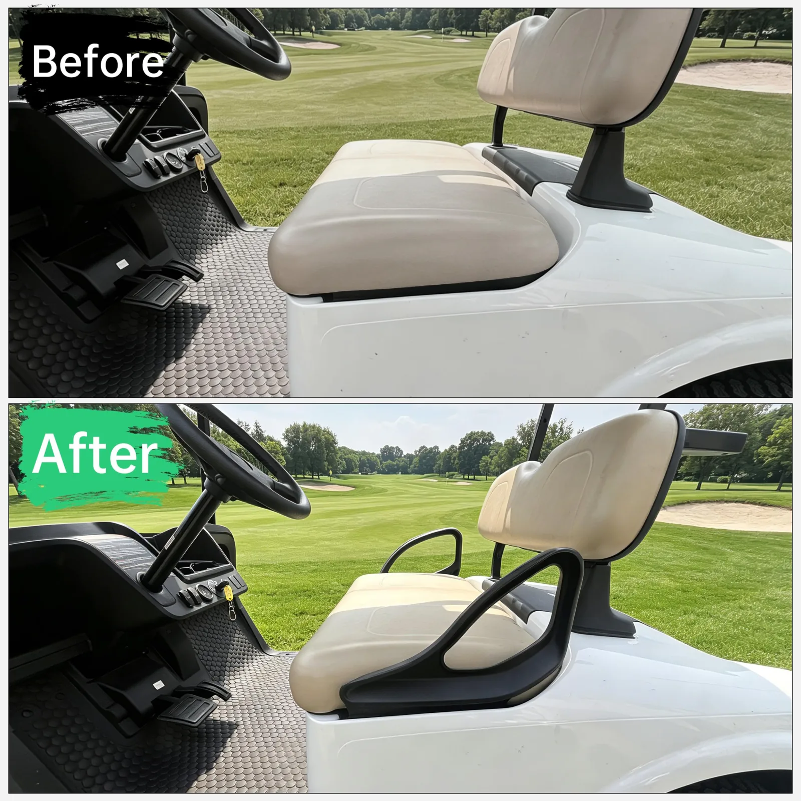KAKABAS Armrest Hip Restraint Pair for 2025 E-Z-GO Valor - YF-GOLF-026 image 3