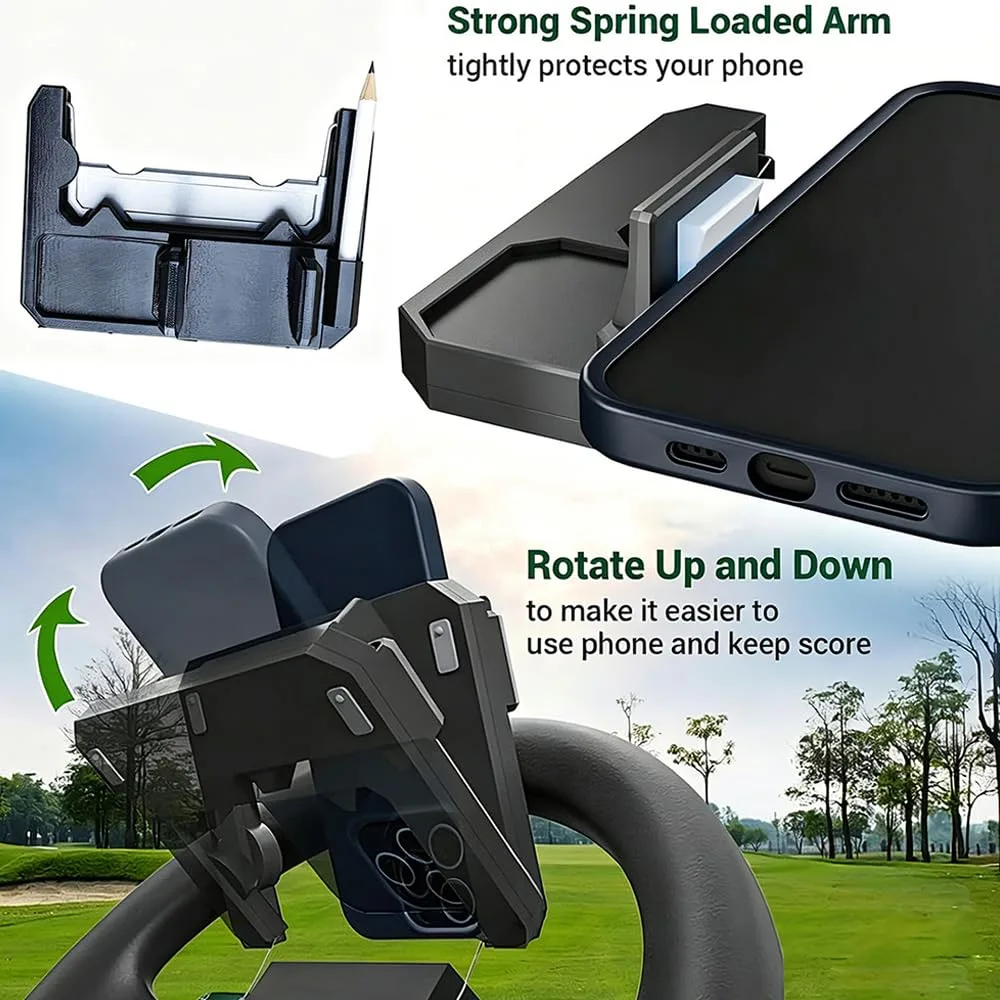 SADFGF Steering Wheel Phone & Scorecard Mount for Club Car Cafe Express 6 Passenger (2010-2026) image 4