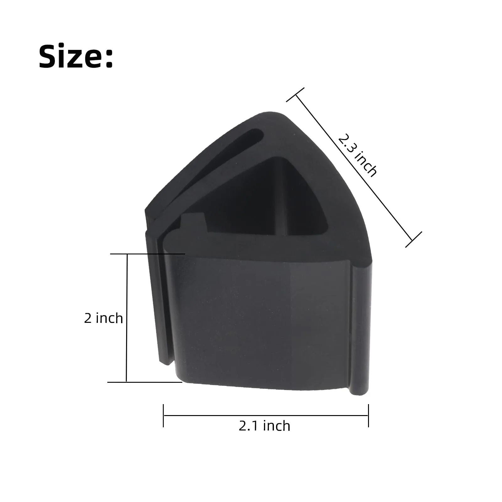 Roykaw Windshield Retaining Clip for 1"×1" Square Tube – MPN 102005801 image 4