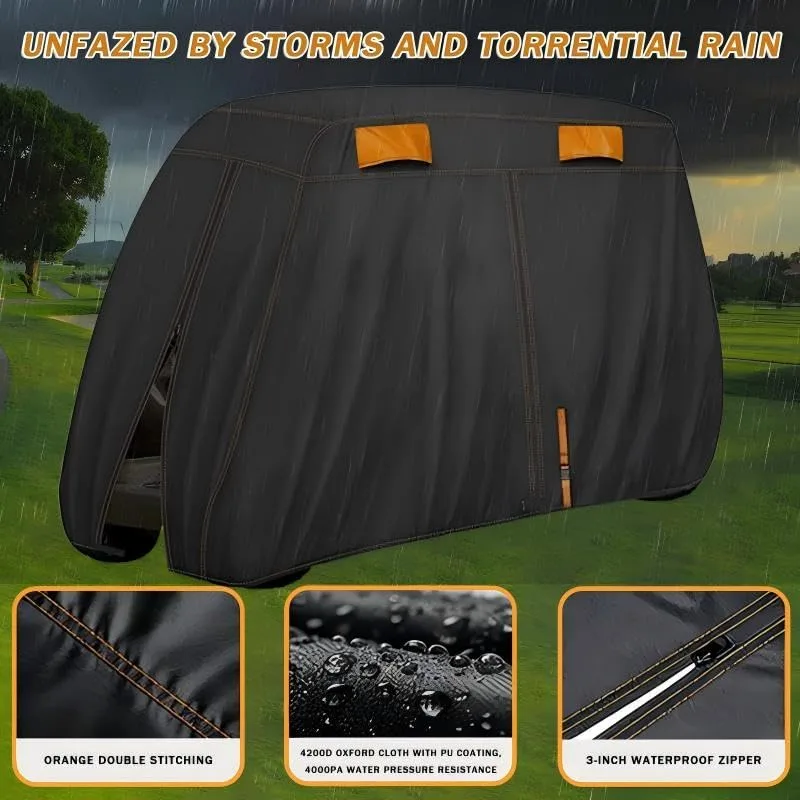 AUPTIM Golf Cart Cover for Yamaha G8 2‑Passenger (1987–1991) image 3