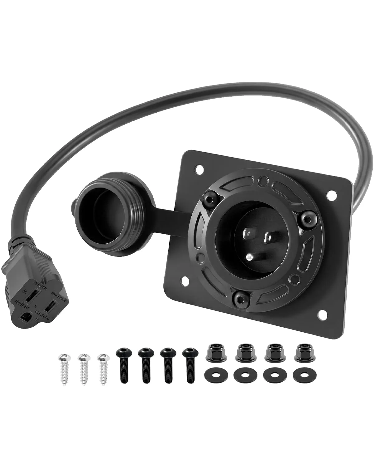 HKJWUN Charger Port Cover Plate Adapter for E-Z-GO TXT36