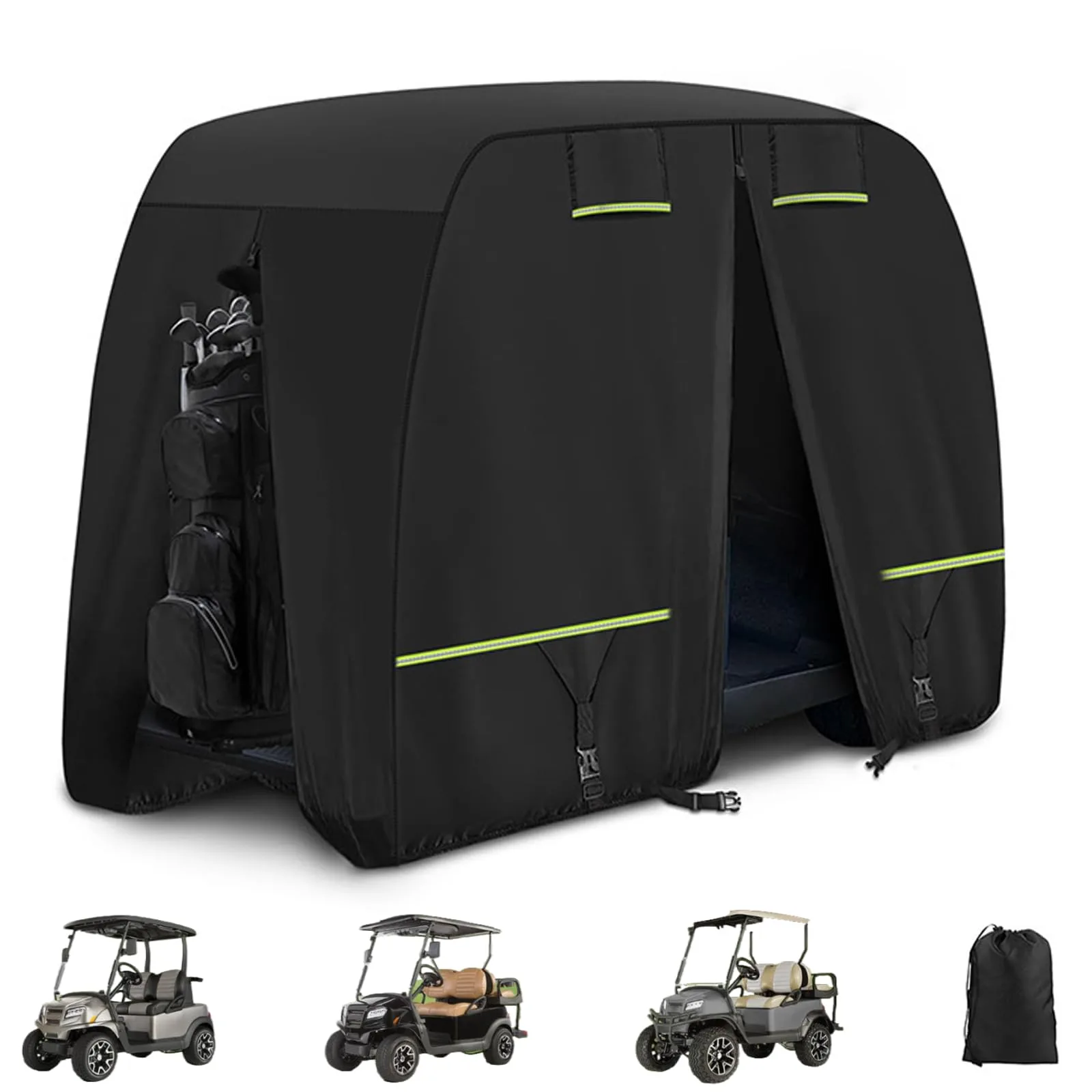 DFRDGFAG 420D Heavy Duty Cover for Club Car Tempo 2+2 (2024-2025)