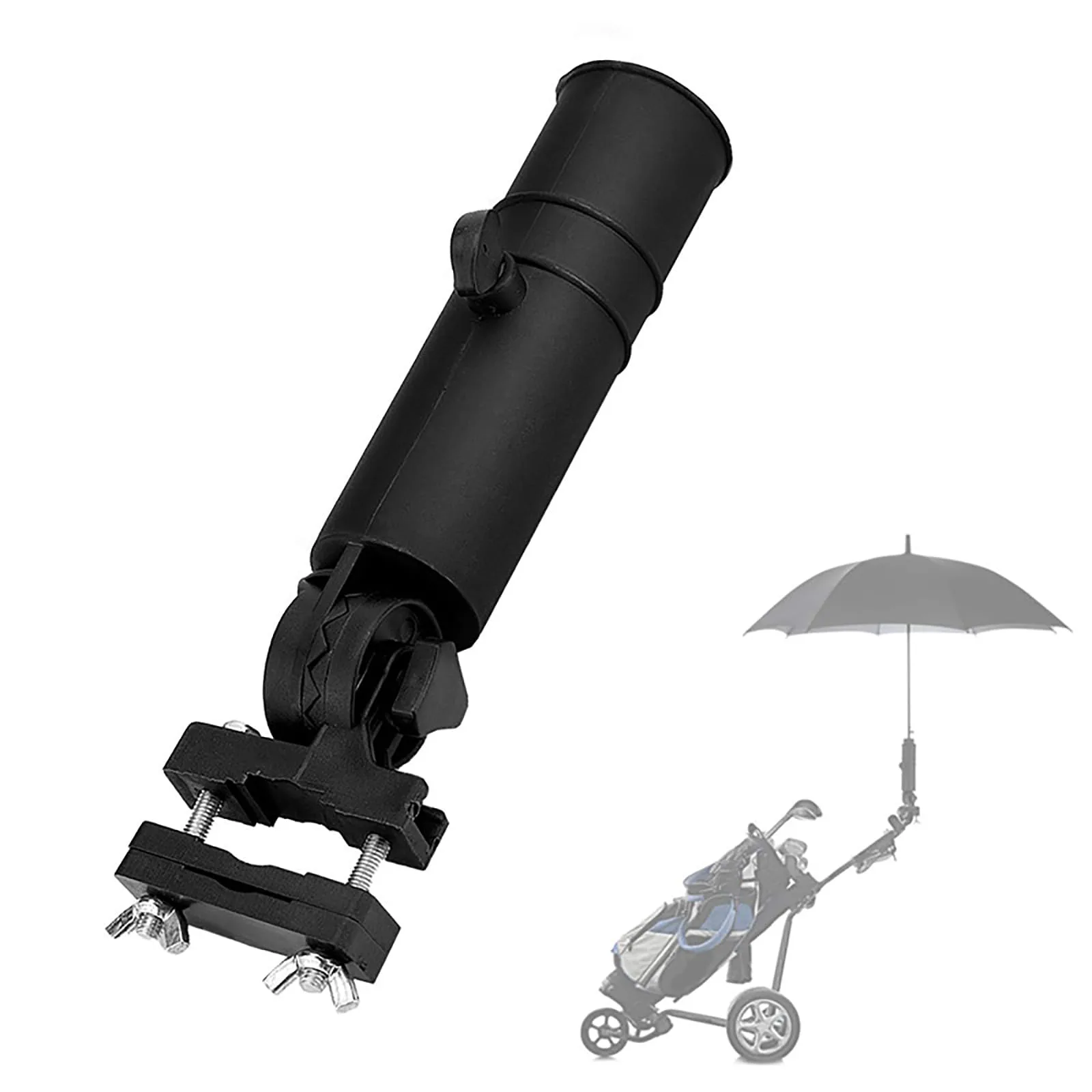 DGQCFDQ Clamp-On Golf Umbrella Holder for Big Max IQ+ (DGQCFDQ-17083516-CC)