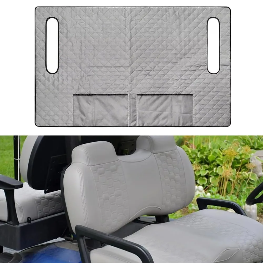 WOSDED Quilted Waterproof Seat Cover for Club Car Precedent Electric image 3
