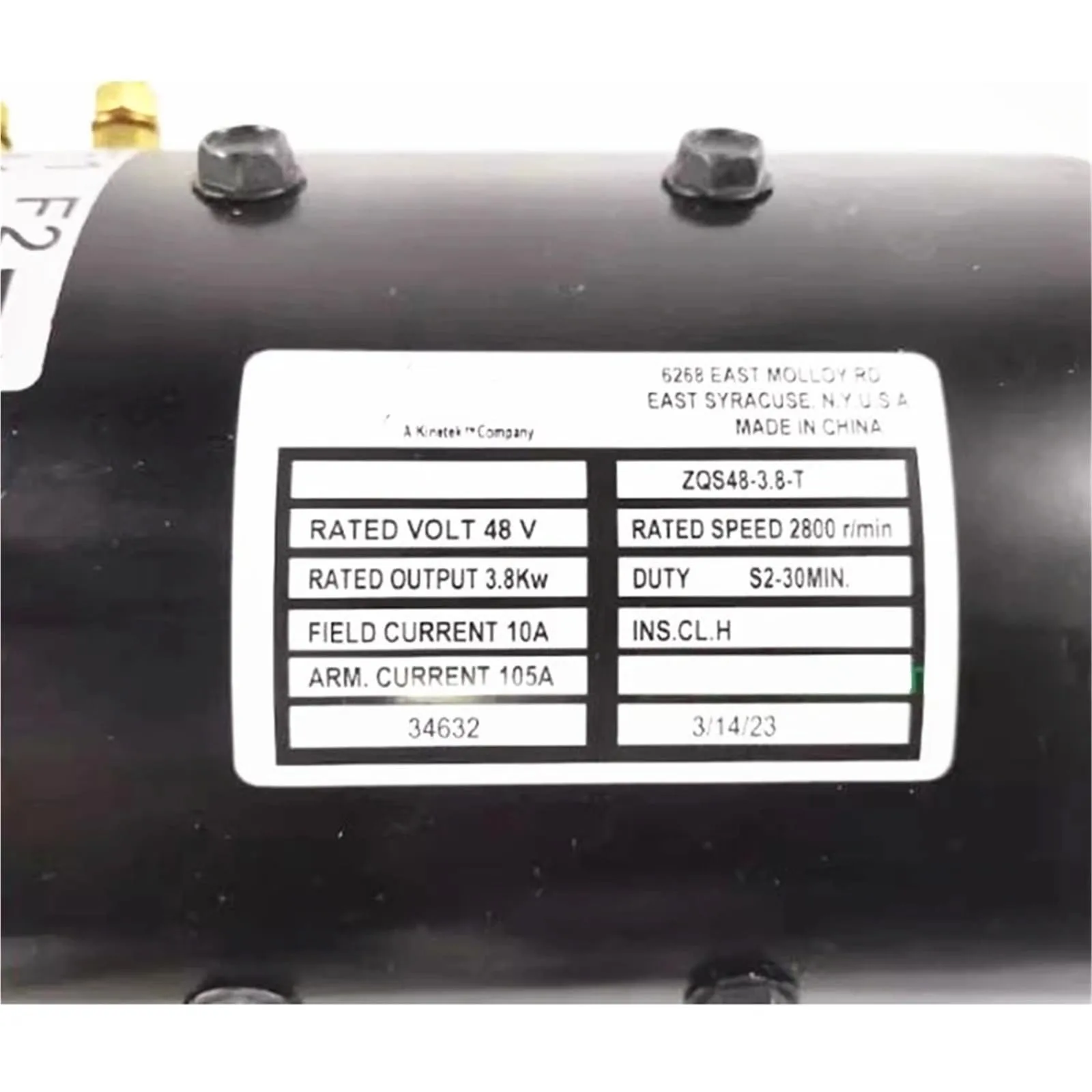 FGJsgDS ZQS48-3.8-T 48V DC Drive Motor — 3.8 kW image 4