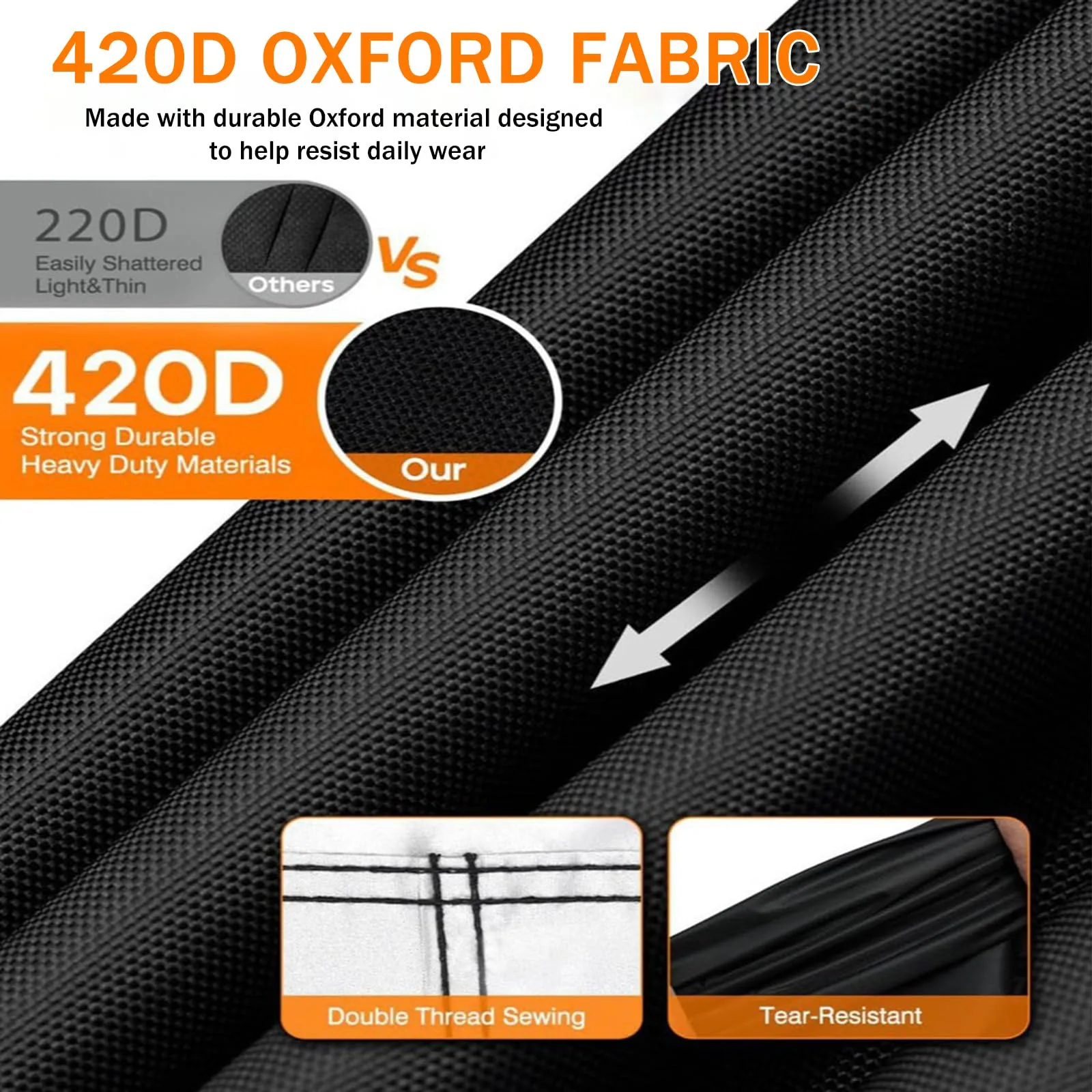 optrcn Golf Cart Cover for Massimo Motor MGC-2 (2022–2026) 420D Oxford image 3