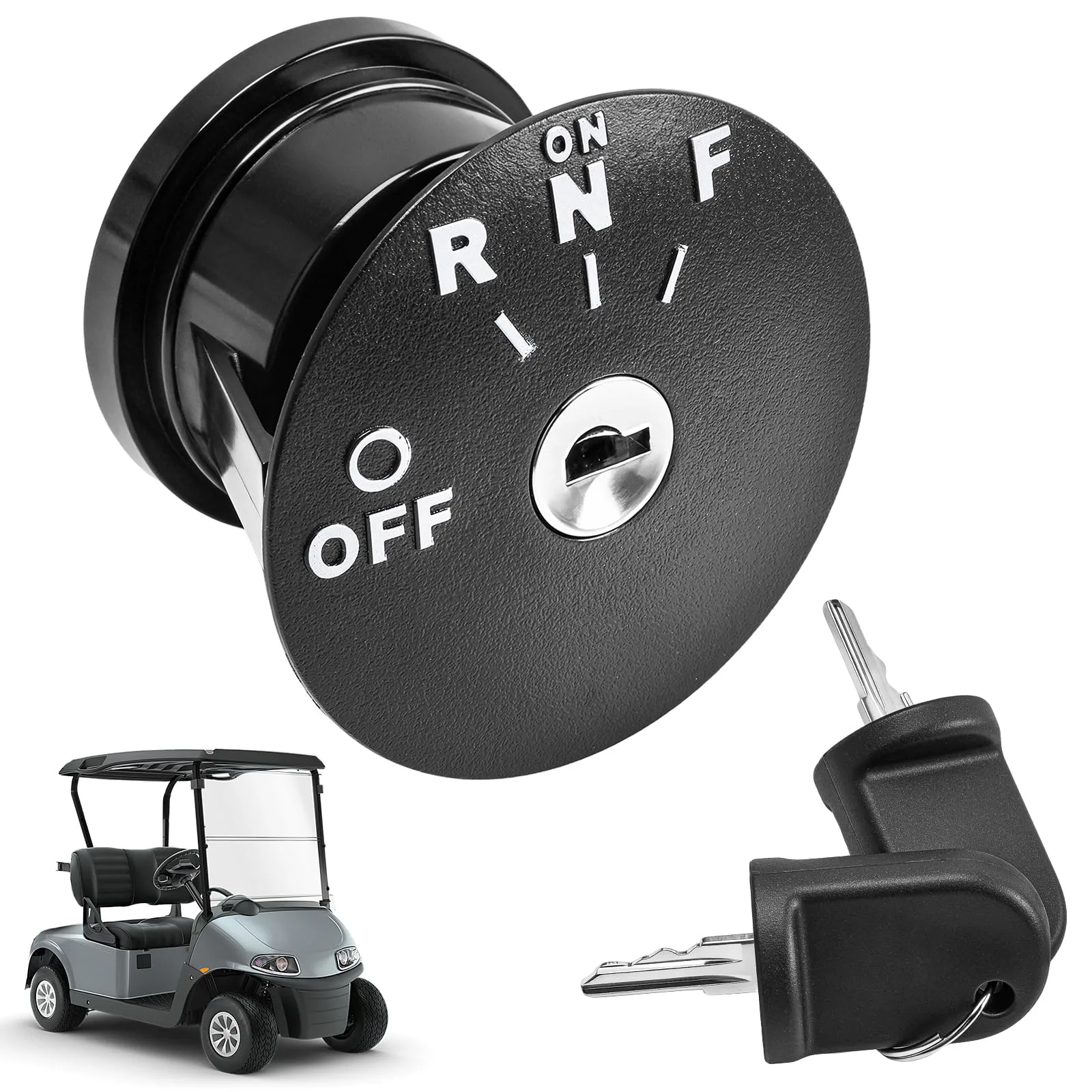 FIXHAWK EZGO RXV Ignition Switch with 2 Keys — MPN 605637