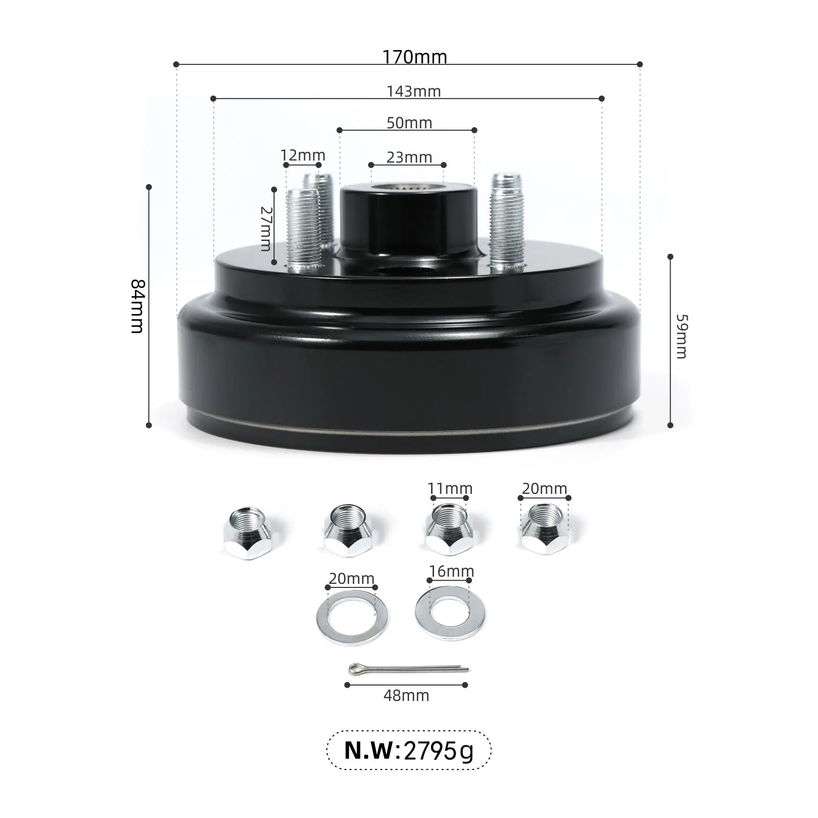 CHMIFTNX Brake Drum / Brake Hub 21807-G1 — 1982‑UP image 4