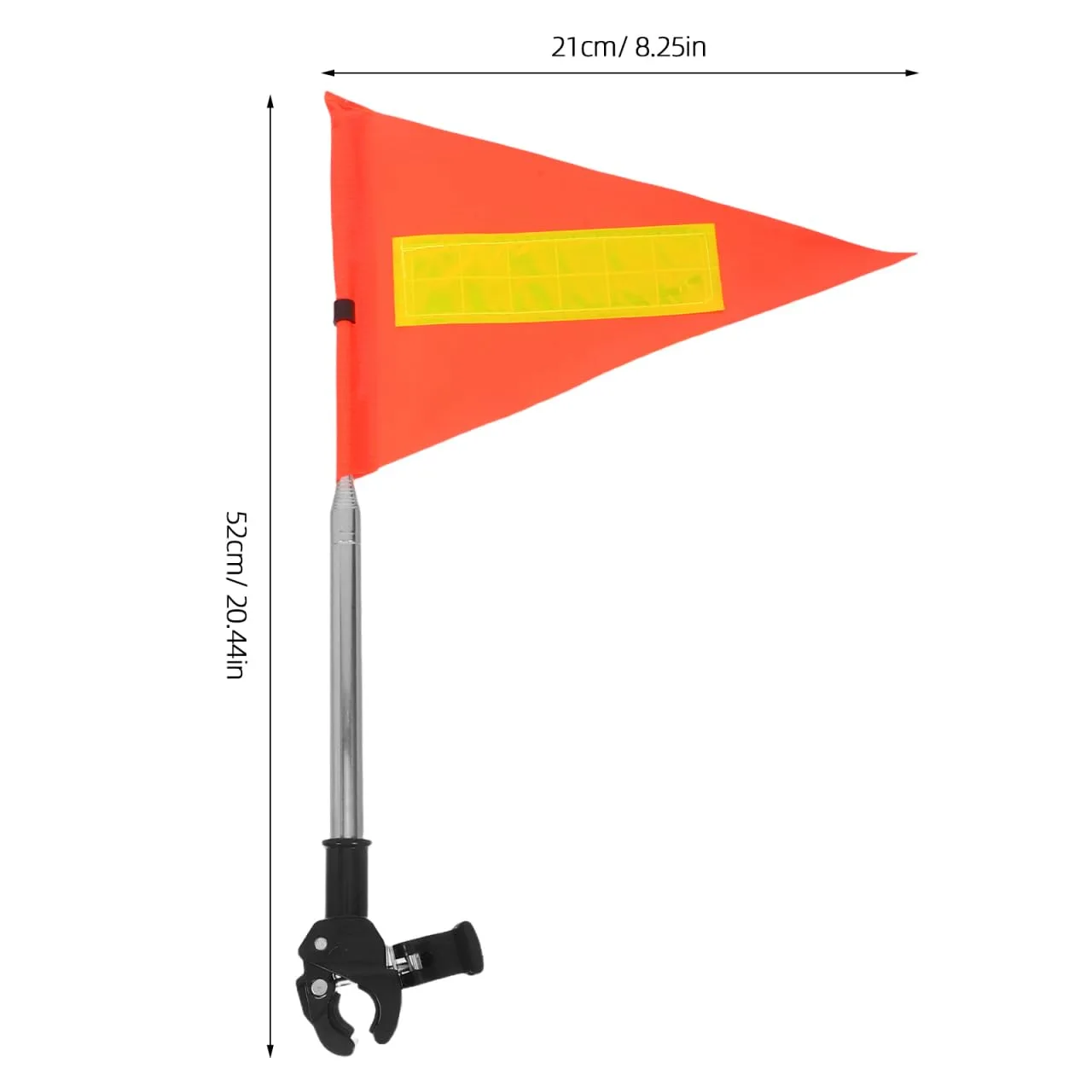 YARNOW Orange Reflective Golf Cart Safety Flag with Telescopic Pole image 2