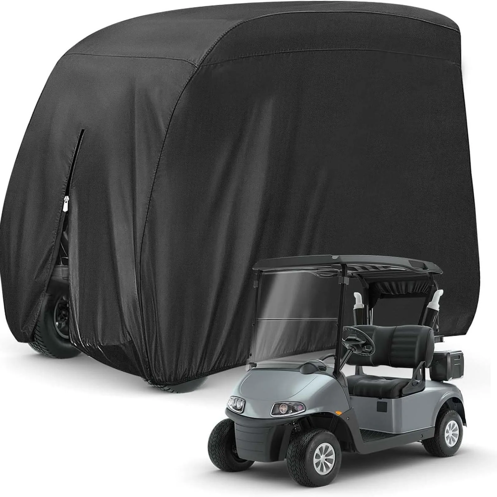 XDGDHSH Golf Cart Cover for Club Car Cru 2-Passenger (2010–2014)