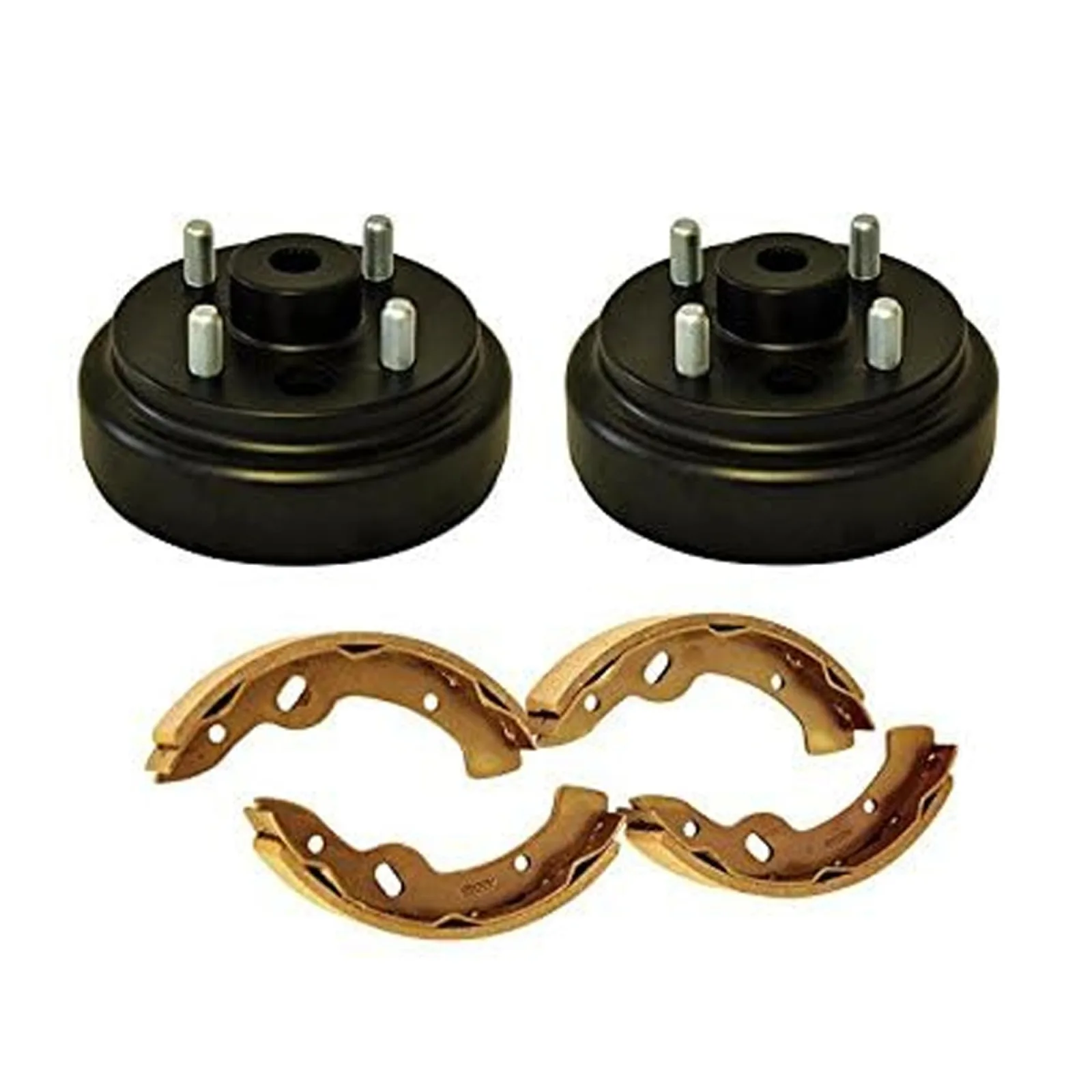 Huskey Rear Brake Drum & Shoe Kit for E-Z-GO TXT 1996+ (172930444317)