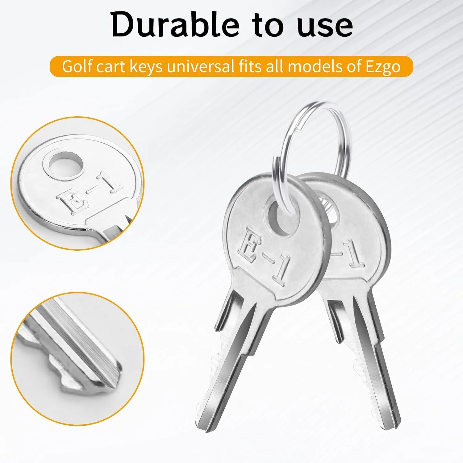 Mixopoly 8-Pack Ignition Keys MN-091A-MG for E-Z-GO (17063-G1) image 3